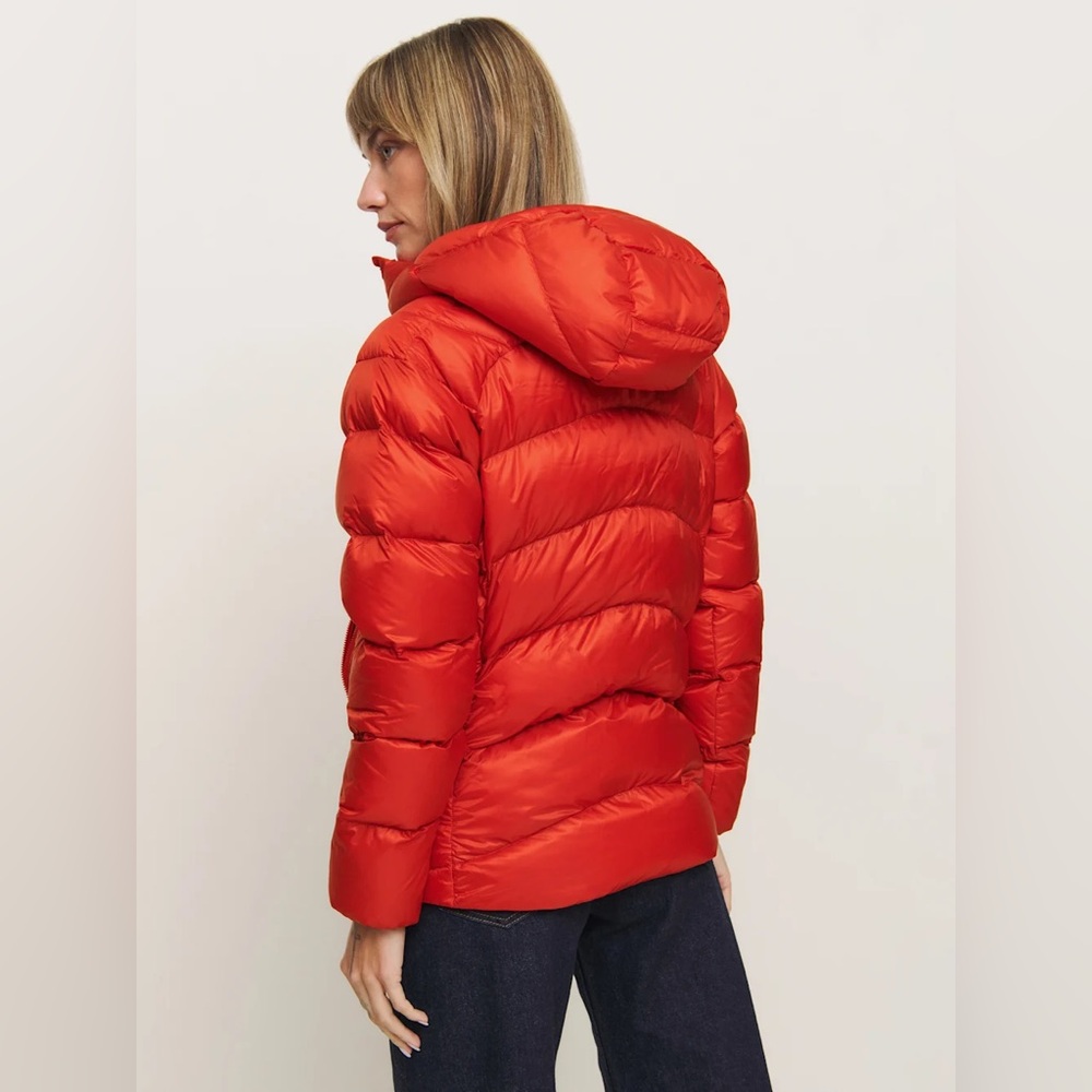 NWT Patagonia Fitz Roy Down Parka Hoody Coat Women's Size L Madder Red FA24 - Picture 4 of 16